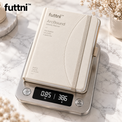 futtni™ ArcBound Weekly Planner — weight and presentation