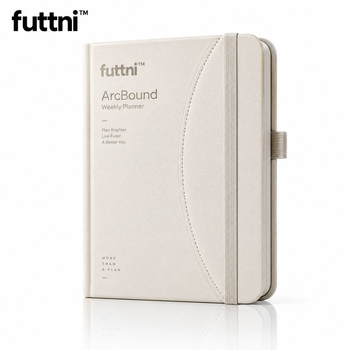 futtni™ ArcBound Weekly Planner — white background