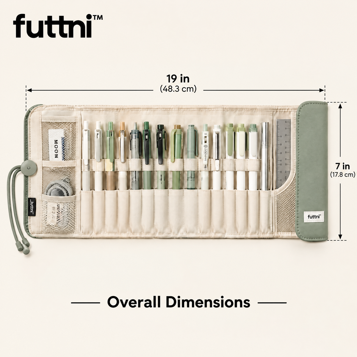 futtni™ RollPen Wrap — size and presentation