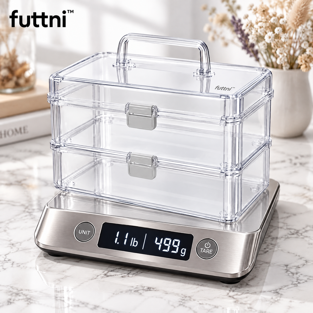 futtni™ VaultStorage Box — weight and presentation