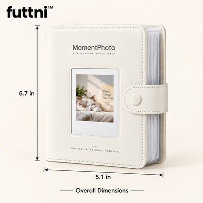 futtni™ MomentPhoto Album — size and presentation