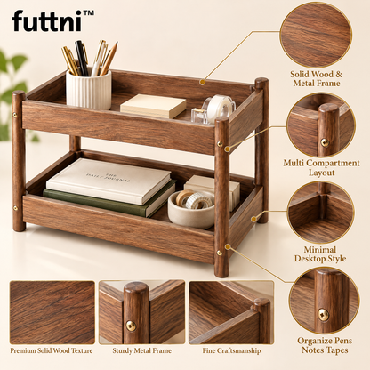 futtni™ Tiered Desk Tray — detail