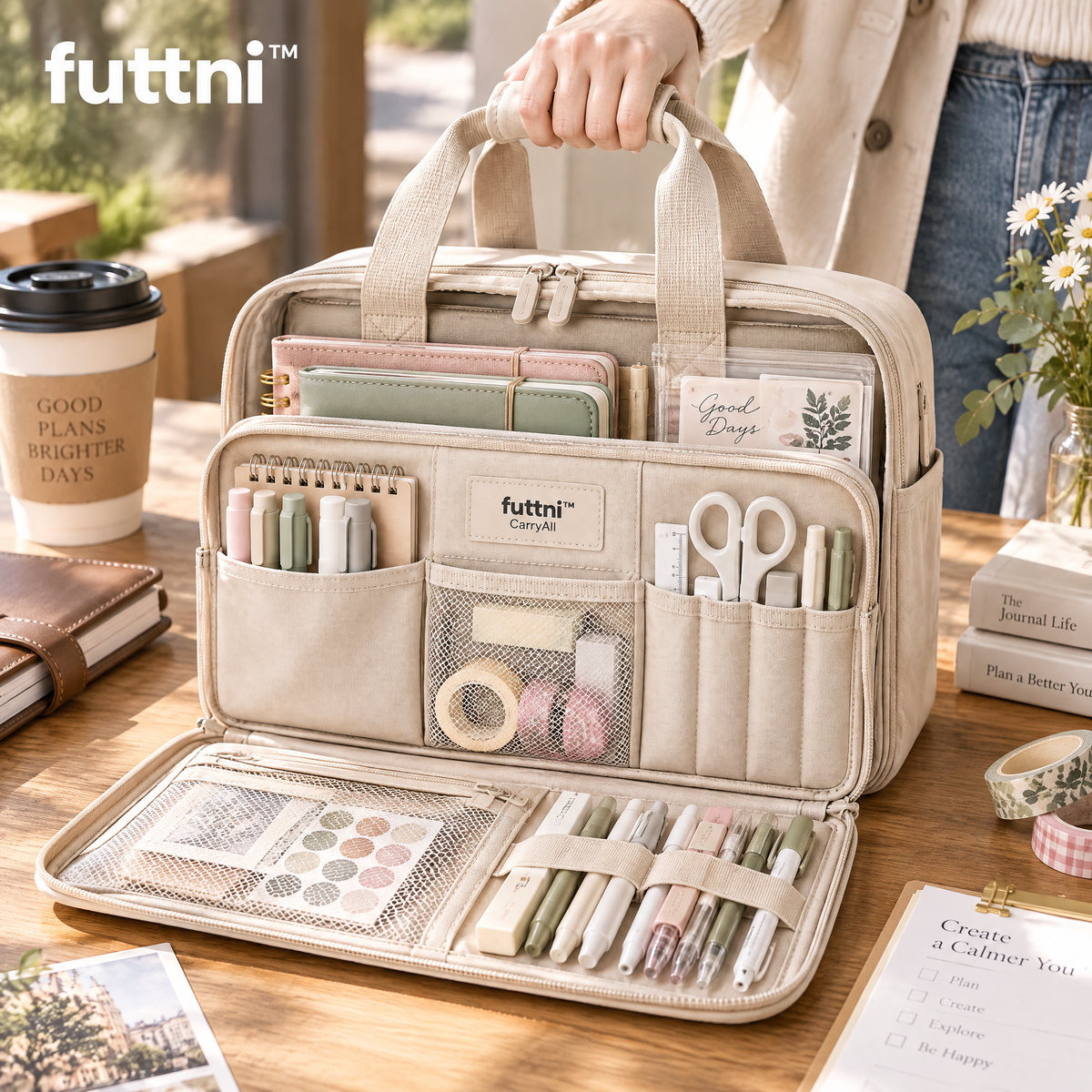 futtni™ CarryAll Journal Tote — scene