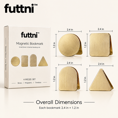 futtni™ MagneticBookmark Set — size and presentation