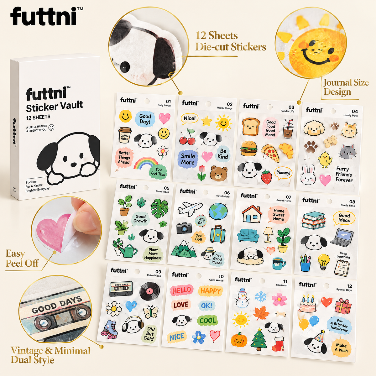 futtni™ Sticker Vault Pack — detail