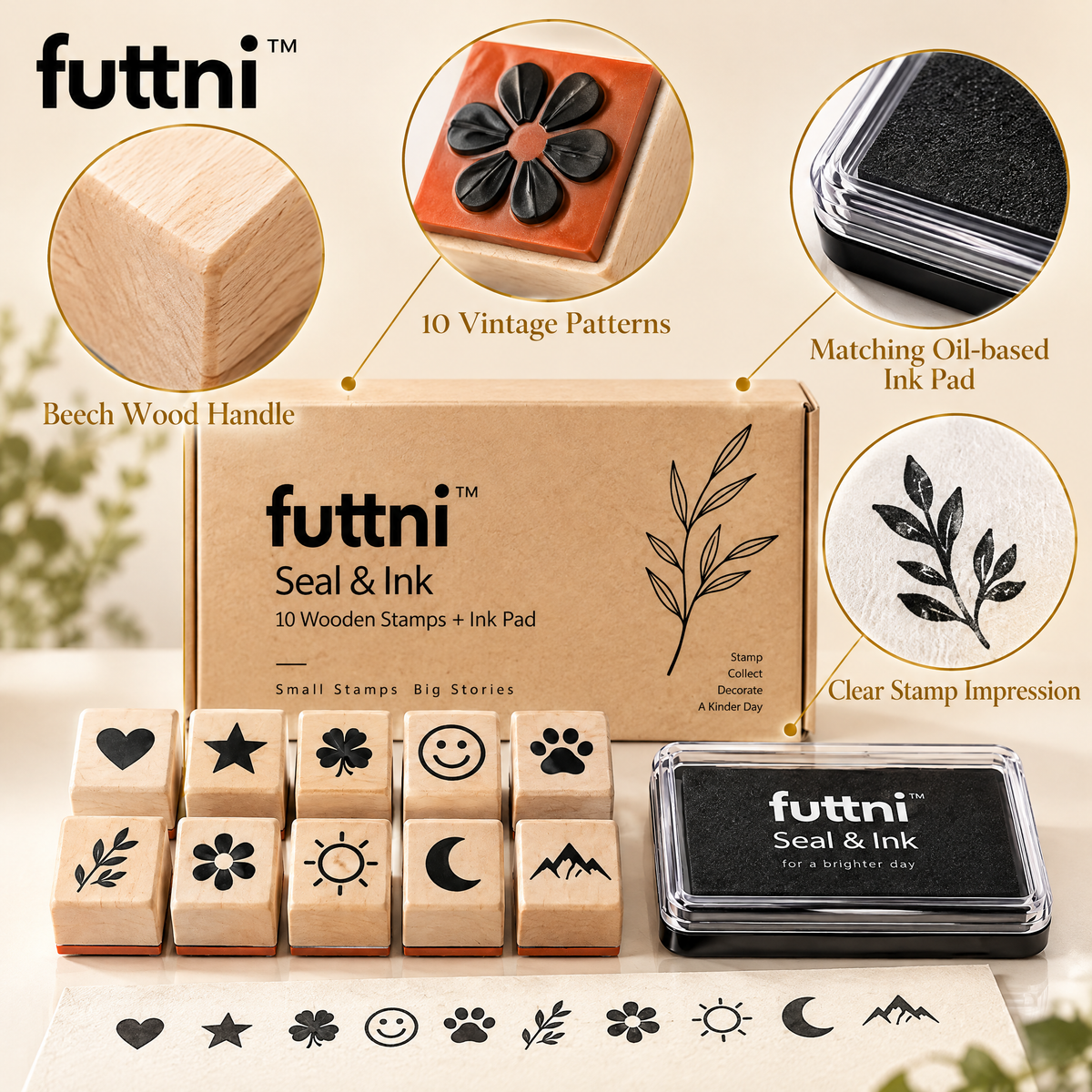 futtni™ Seal & Ink Craft Set — detail