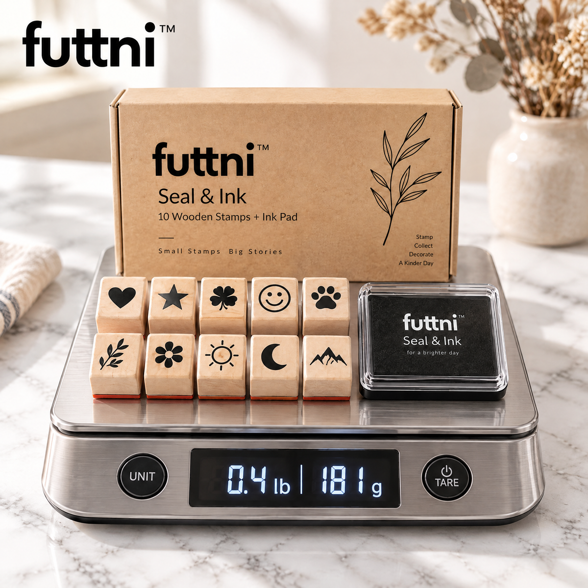 futtni™ Seal & Ink Craft Set — weight and presentation